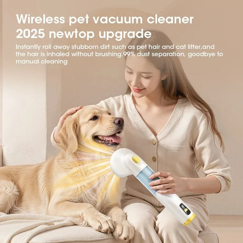 

Multifunctional Cyclonic Pet Vacuum Cleaner with Long-Lasting Suction for Home and Car Pet Hair Removal