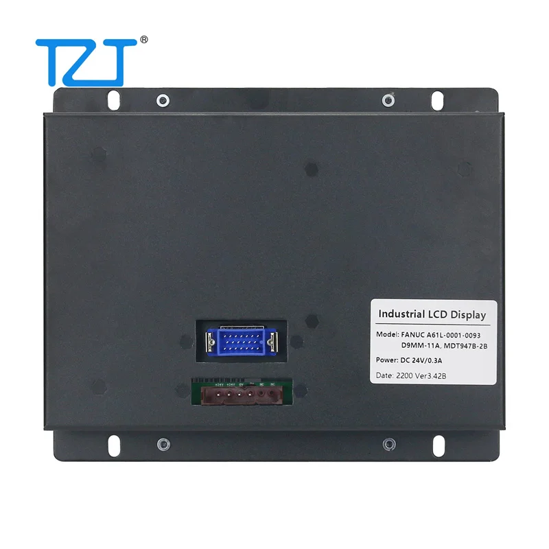 TZT A61L-0001-0093 D9MM-11A 9 Inch LCD Monitor Replacement for FANUC CNC System CRT