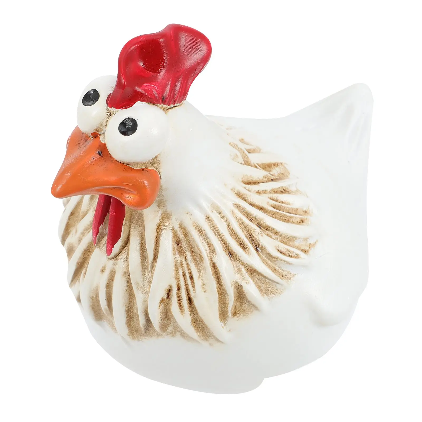 

Resin Rooster Garden Decoration Lightweight Chicken Decor Compact Size Perfect Party Statue Mini Model