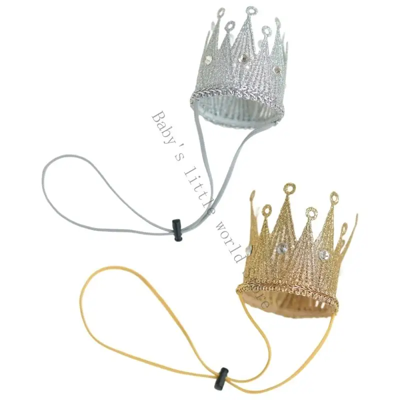 

Sparkling Infant Hair Ornament For Birthdays Weddings Photography Practical Polyester Design Costume Accessory B2EB