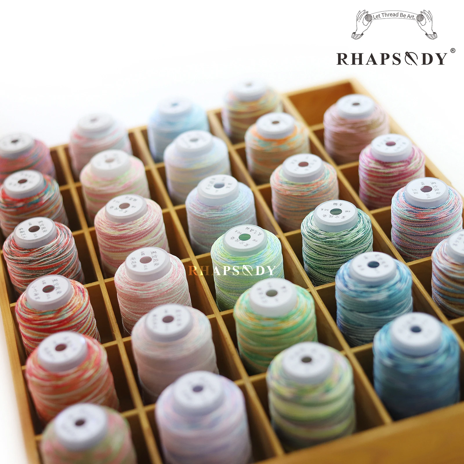 Rhapsody Glitzer-Metallic-Polyesterfaden, 6 Fäden, 29, gemischte Farben, zum Nähen, für DIY-Projekte, zum Weben, für Freundschaftsbänder und zum Zopfen. – Detail 11