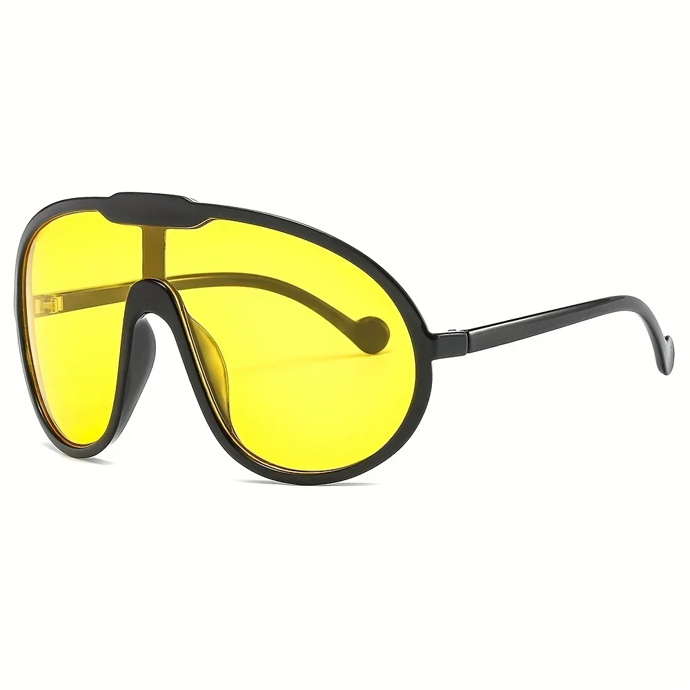 Oversized Square Sunglasses Women Punk Fashion Big Frame Vintage Cycling Sun Glasses Men Shades Retro Gradient Shades UV400 image 3