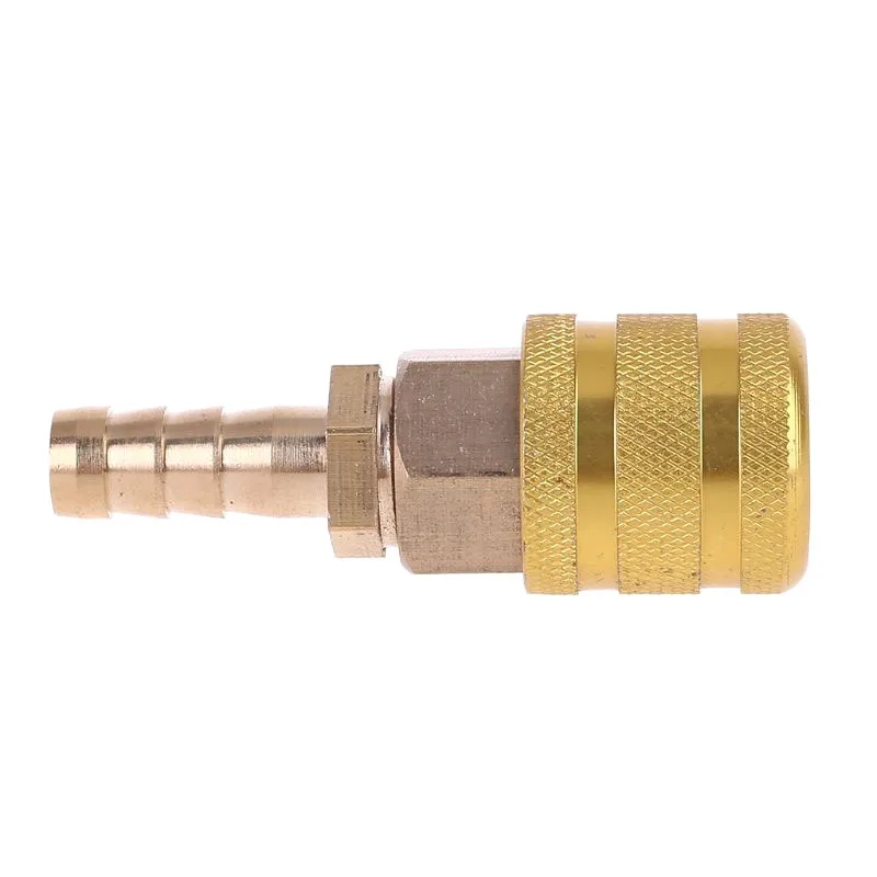 Nieuwe 6mm 8mm Auto Fiets Motor Ventiel Clip Pomp Nozzle Klem Massief Messing Air Chuck Inflator Adapter