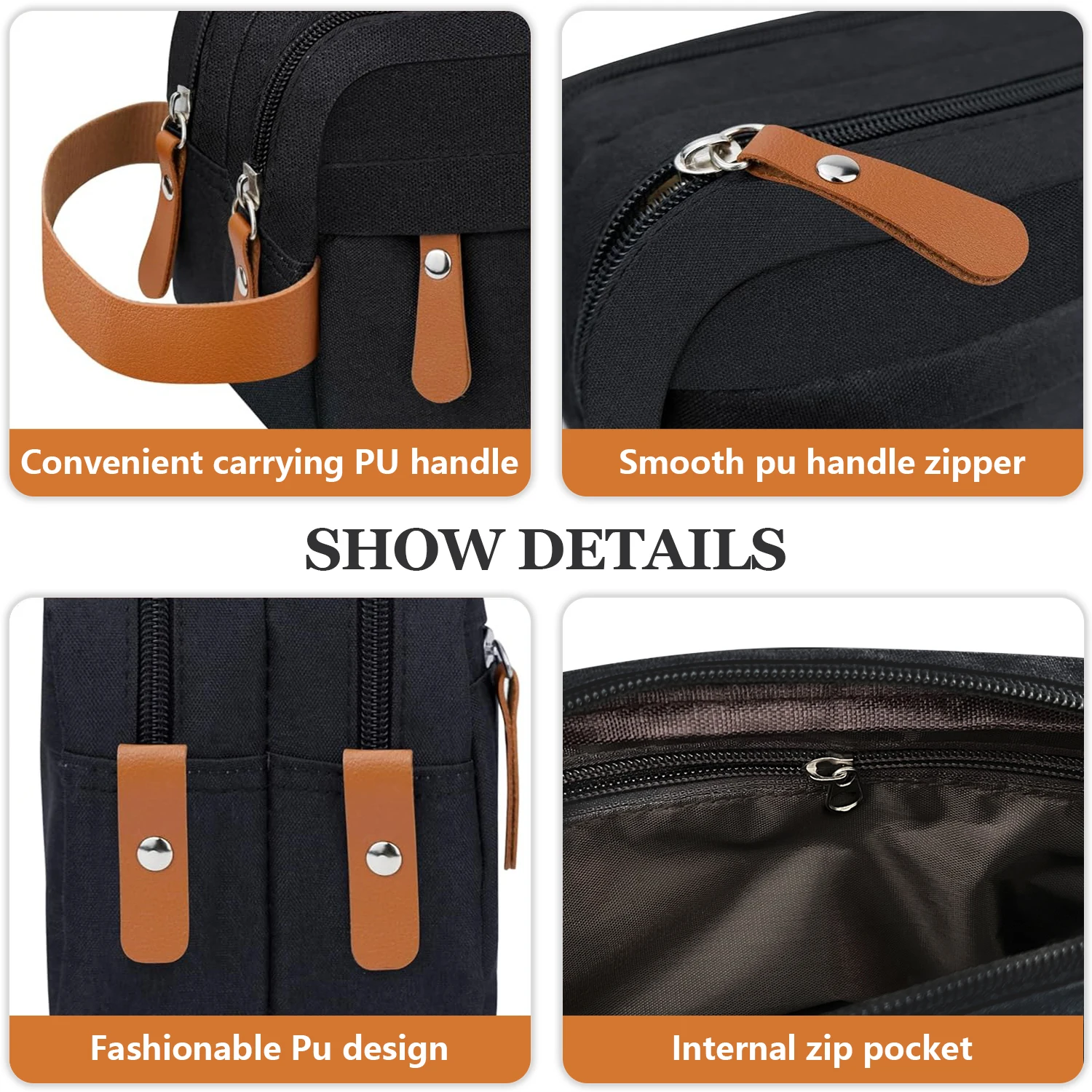 Travel Toiletry Bag for Men - Large Toiletries Bag Water Resistant Hanging  Travel Bag for Toiletries Accessories Gifts