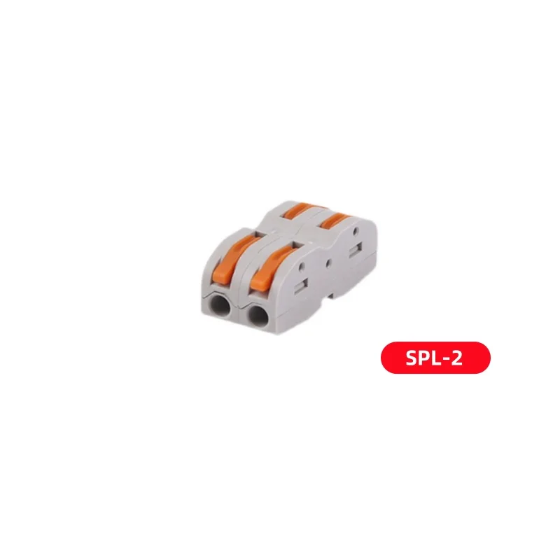 1 unids/lote conector de cable empalmable, conector rápido, conector rápido, conector rápido, conector de par, conector de cable SPL-123