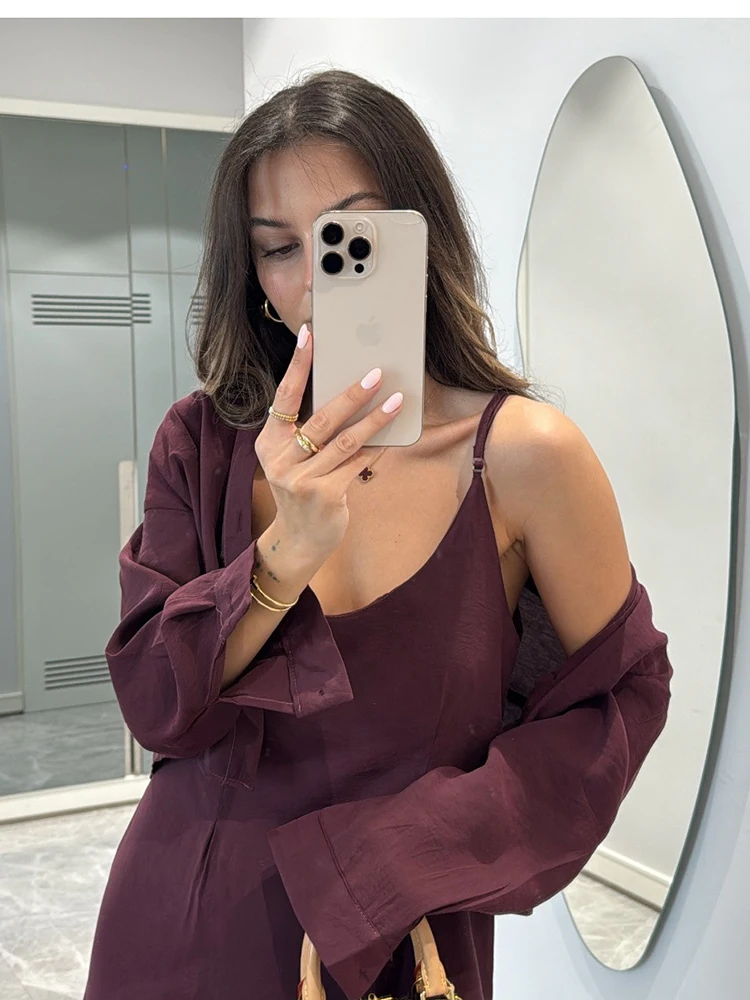 

Модное однотонное свободное платье трапециевидной формы, комплекты из двух предметов, женские элегантные наряды для поездок на работу, повседневные комплекты блейзеров с длинными рукавами и макси-платьев