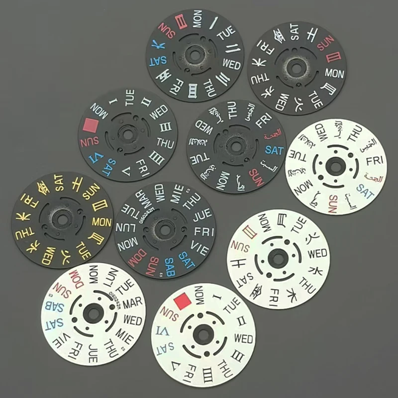 NH35 NH36 무브먼트 다이얼 SKX007 6105 툰아 시계 무브먼트 위크 휠 크라운 3.0/3.8/4.1H 시계 수리 위크 휠 부품 호환
