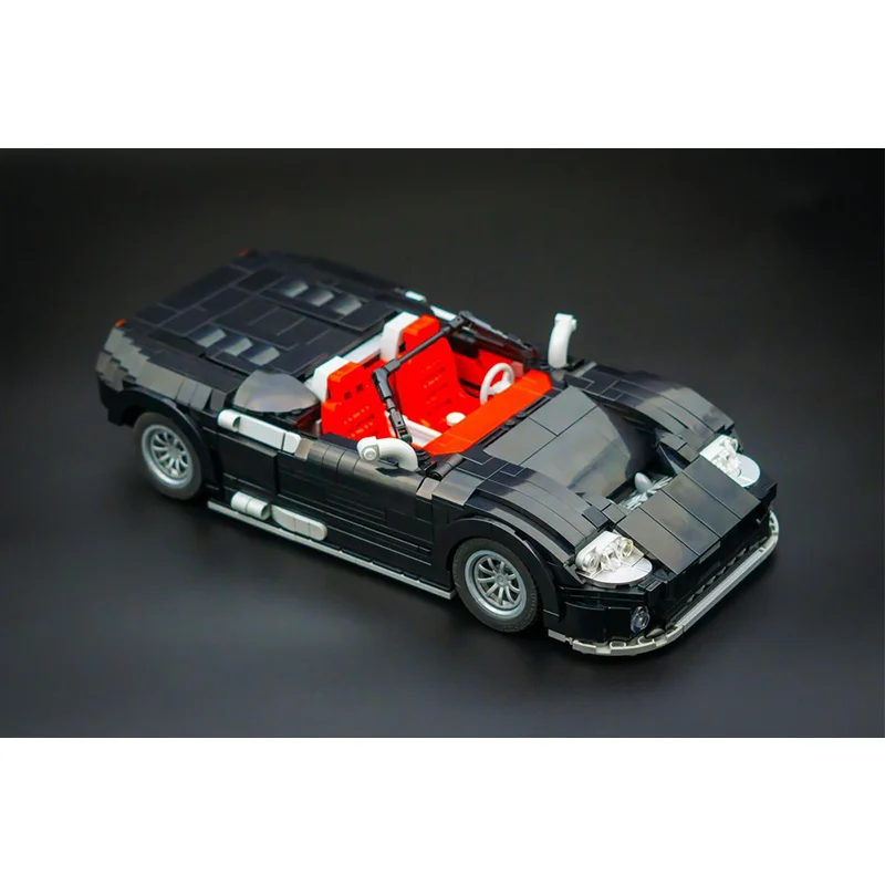 2024 C8 City Car Speed Champion Classic Classic Car Building Blocks Brick Boy Racing Model Children's Toy Gift