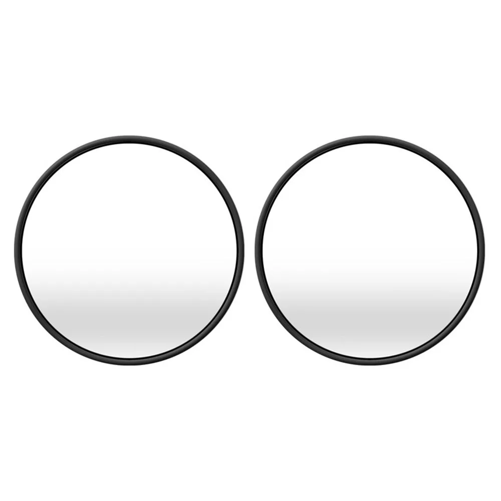 

2Pcs HD Glass Truck Side View Mirror 360 Degree Adjustable Universal Reversing Auxiliary Mirror Safety Stick-On