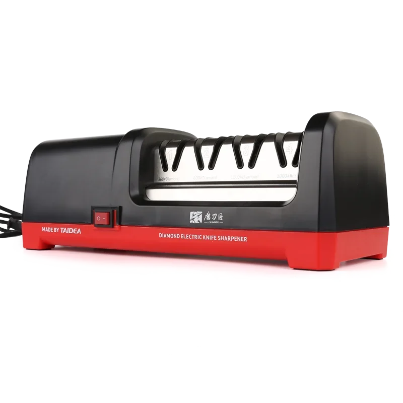 

TAIDEA Electric Diamond Knife Sharpener New Upgrade Sharpening System Have Polishing Grit 360/600/1000# Professional Sharpeners