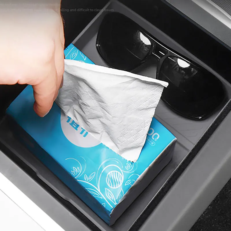 ل تسلا نموذج 3 24-25 سيليكون عدم الانزلاق وسادة سيارة التحكم المركزي الهاتف المحمول لوحة شحن لاسلكية نموذج جديد 3 اكسسوارات