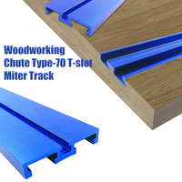 Woodworking Type-70 T-slot Miter Track 600/800mm Chute Aluminium Alloy Guide Rail for Table Saw Carpenter Tool Diy Tools T Track