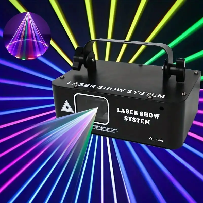 

Single cast full-color animation RGB support DMX&voice control New Year, Christmas, Halloween celebration party lighting