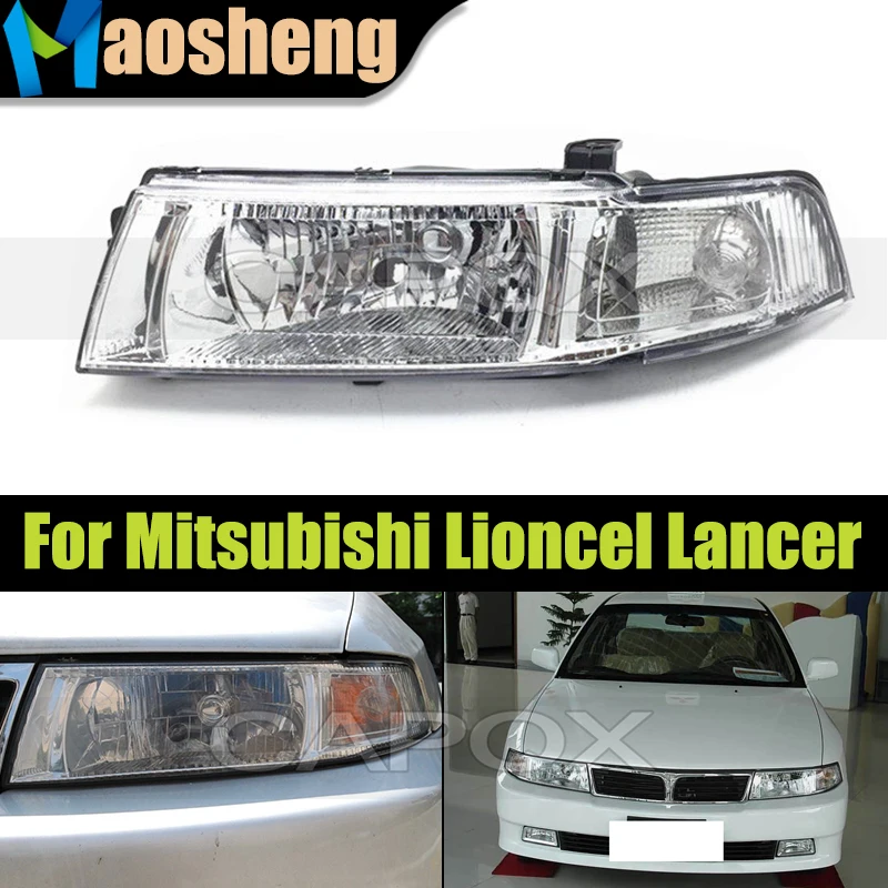 

Front Bumper Headlight Headlamp Without Bulbs For Mitsubishi Lioncel Lancer 2003 2004 2005 2006 2007 Head Lamp Head Light