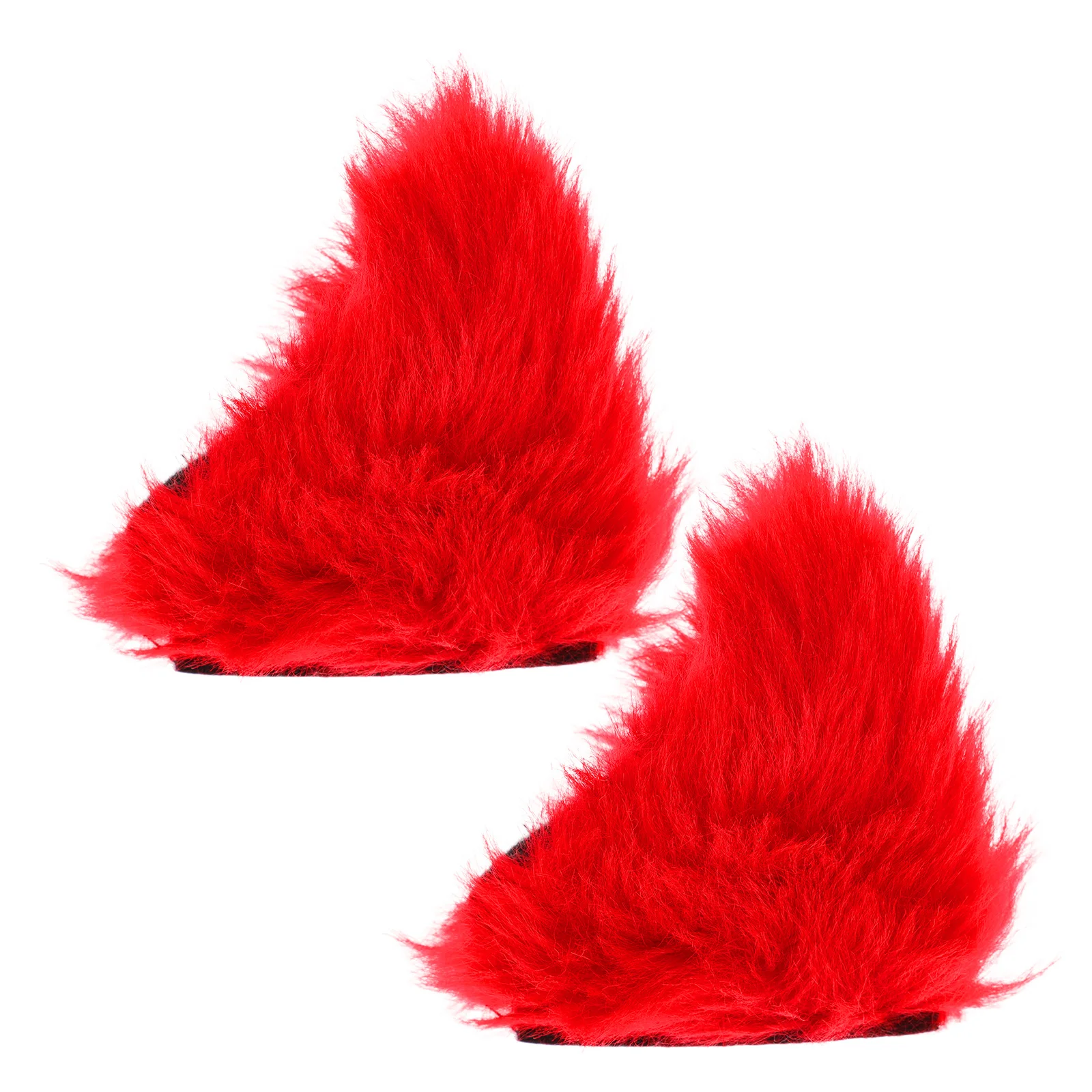 

1Pair Simulated Cat Ears for Motorcycle Stylish Ornament Easy Install Removable Riding Gear Accessory Unique Look