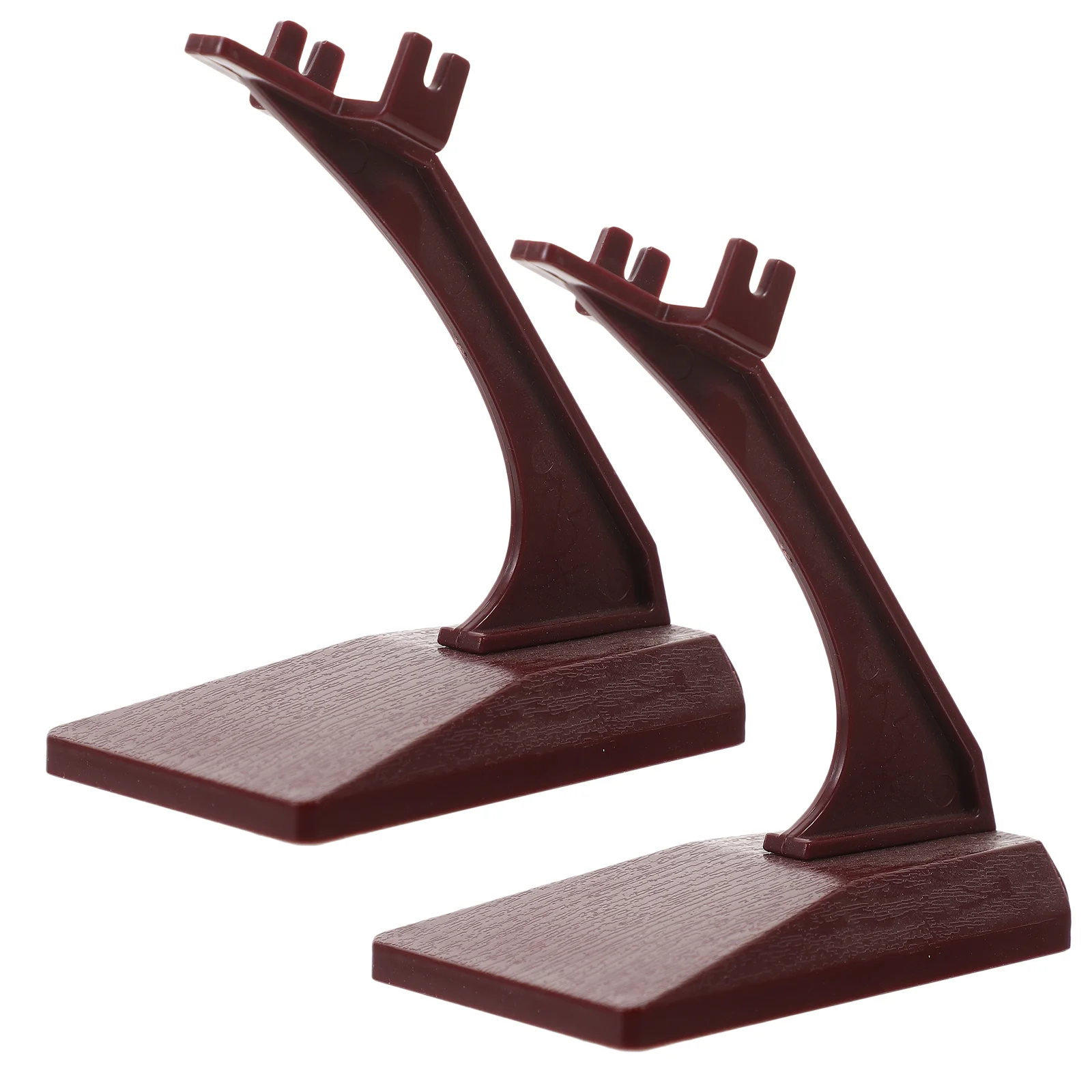 

2 Pcs Bracket Display Shelf Aircraft Model Stands Models Desktop Airplane Holder