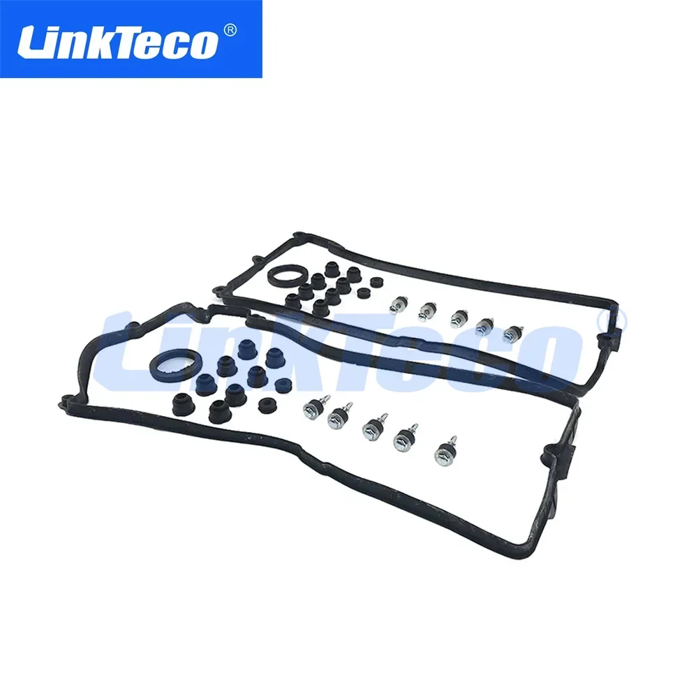 Engine Parts Valve Cover Gasket Set Kit 3.6 4.0 4.4 4.8 L V8 GAS N62 For BMW 550i 650i 750i X5 Alpina B5 B6 B7 MORGAN WIESMANN