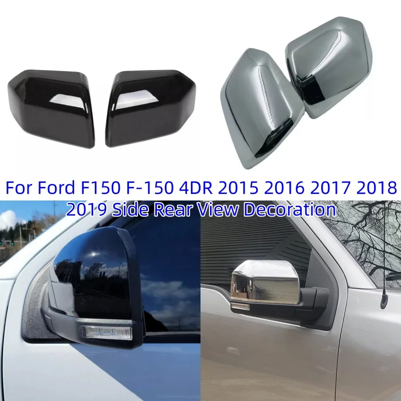 

Car Rearview Side Mirror Cap for Ford F150 F-150 4DR 2015 2016 2017 2018 2019 Side Rear View Decoration