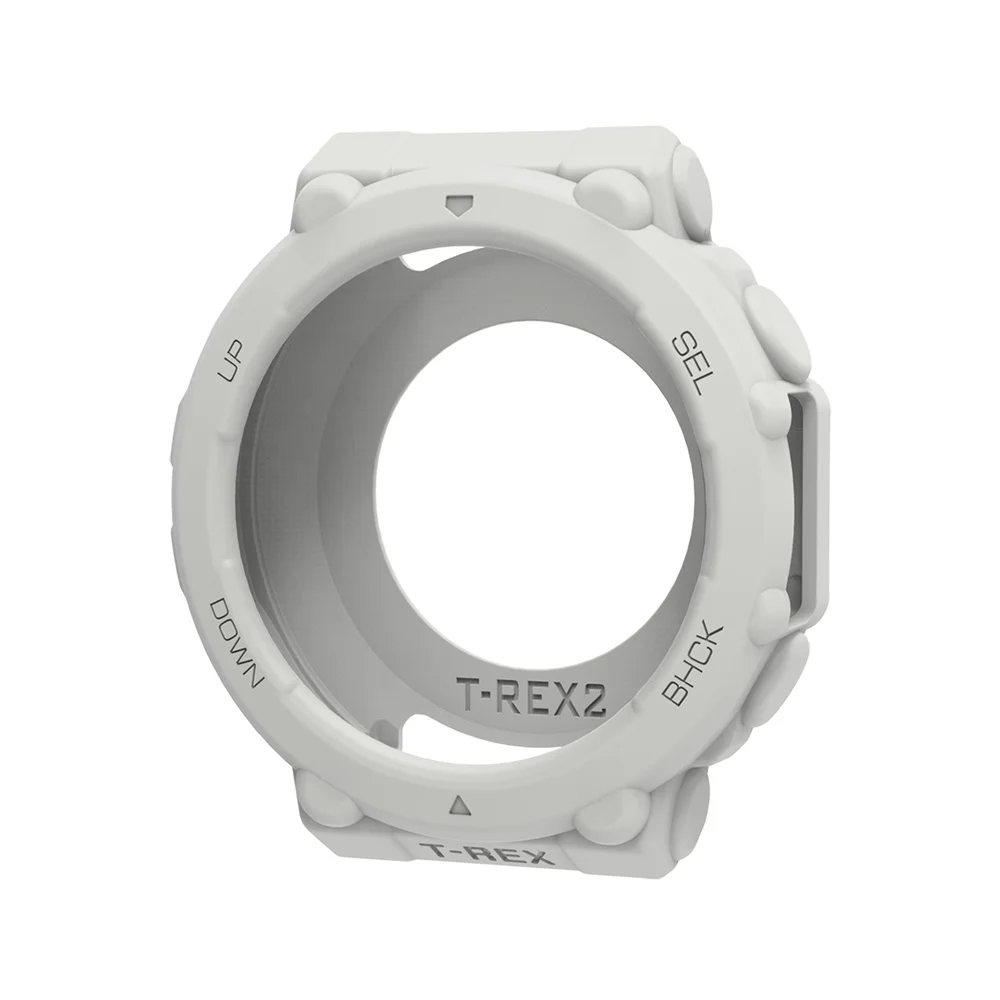 Silicone Cover For Huami Amazfit T-Rex 2 Hollow Protective Shell Super Light Soft Watch Decorative Case Replacement