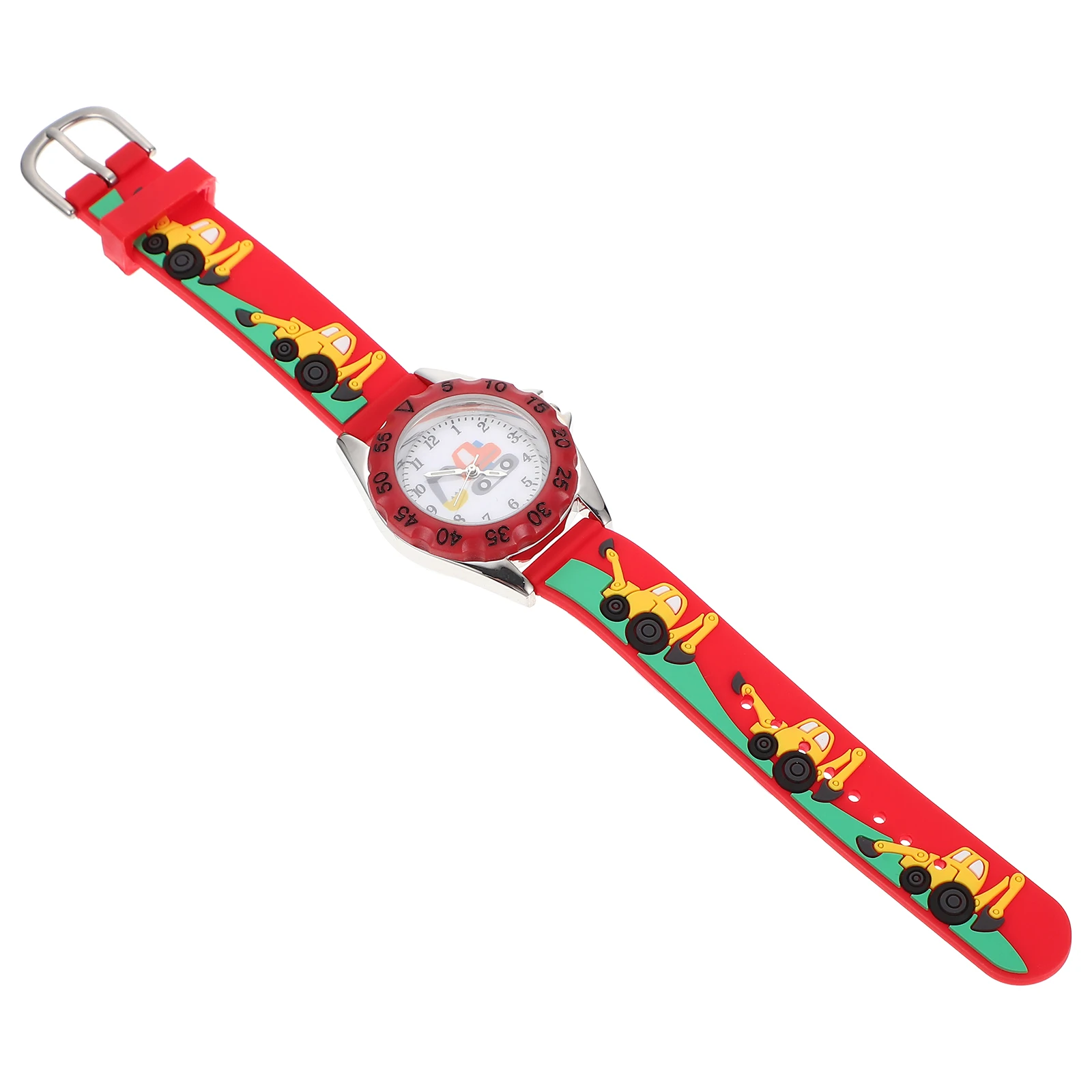 

Children Quartz Electronic Watch Digital Kids Wristwatch Sport Boys Girls Silica Gel Cartoon Pattern Student Gift