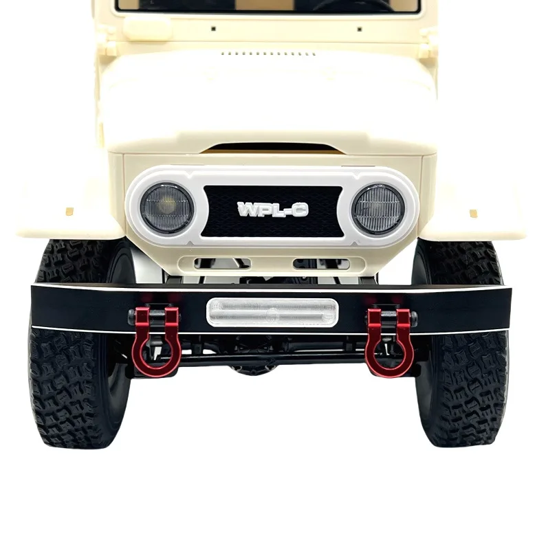 Front Bumper, Front Bumper for WPL 1/16 C44 C34 FJ45 RC Car Metal Upgrade OP Accessories Parts
