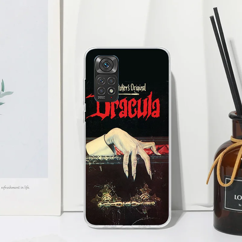 Gothic Vampire Scarlet Art Phone Case For Xiaomi Redmi Note 13 12S 11S 10S 12 11E 10 Pro Plus 11T 9S 9 8T 8 7 Art Fundas Back Co