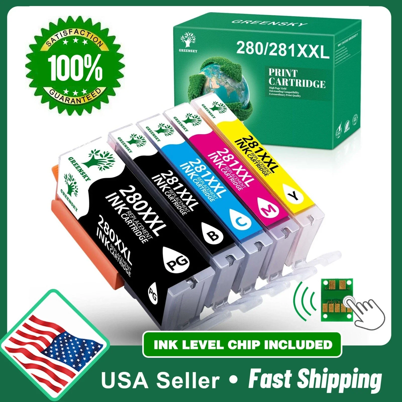 

Чернила для принтера Canon PGI-280 CLI-281 XXL PIXMA TS8120 TR8620 TS9120 TS9520
