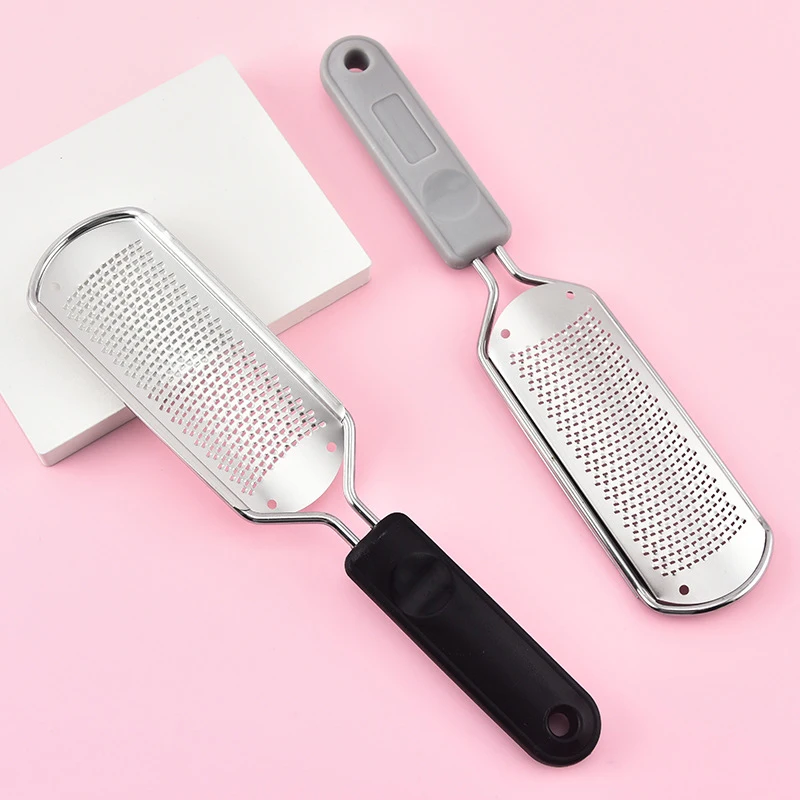 Foot Files Exfoliation Scrapper Cleaning Dead Skin Pedicure Set Replaceable Stainless Steel Blade Professional Manual Foot Rasp