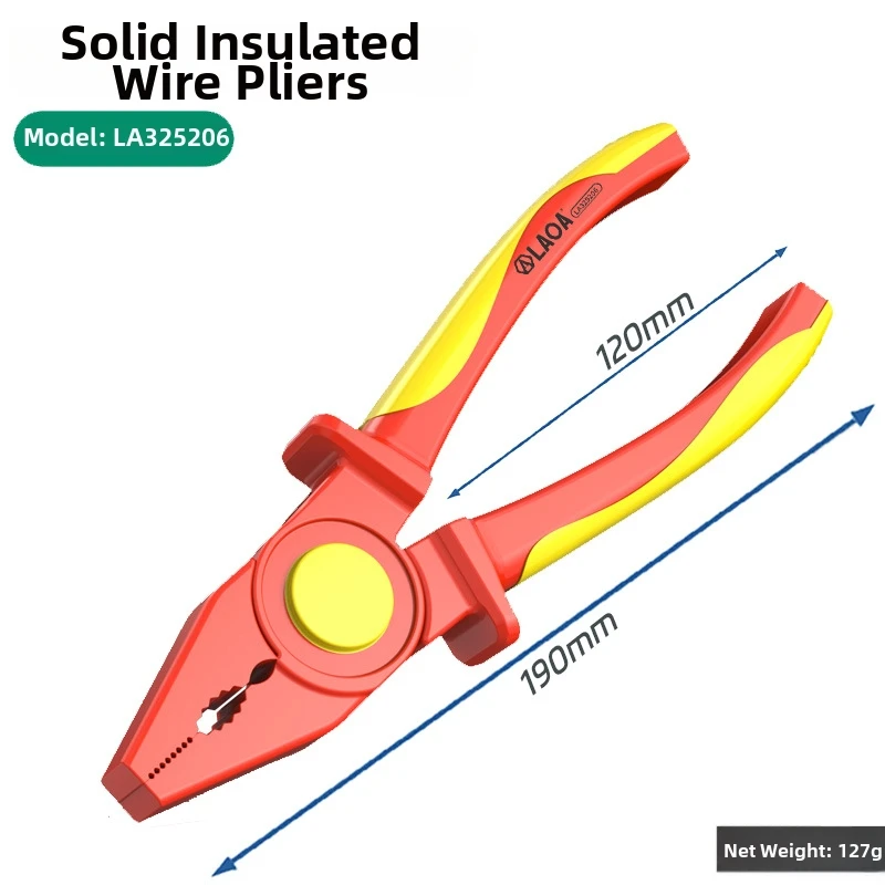 Industrial Strength 1000V Insulated Wire Cutter Pliers with Dual Layer Grips and Precision Forging for Long Term Use