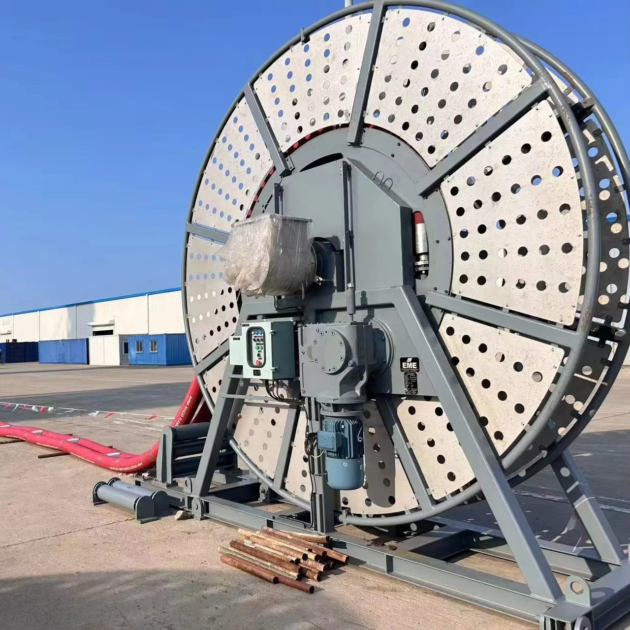 Electric 8'' Hose Reel Pulling Winch for Oil Exploration Platform