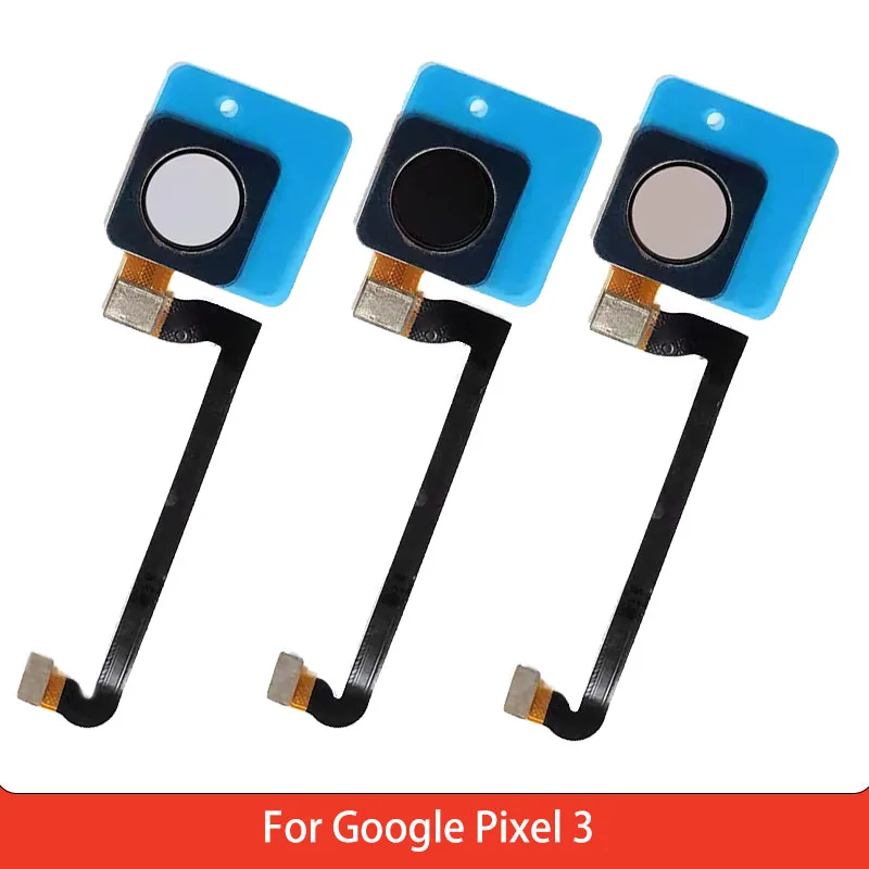 For Google Pixel 3 Fingerprint Sensor Home Button Flex Cable Replacement Parts