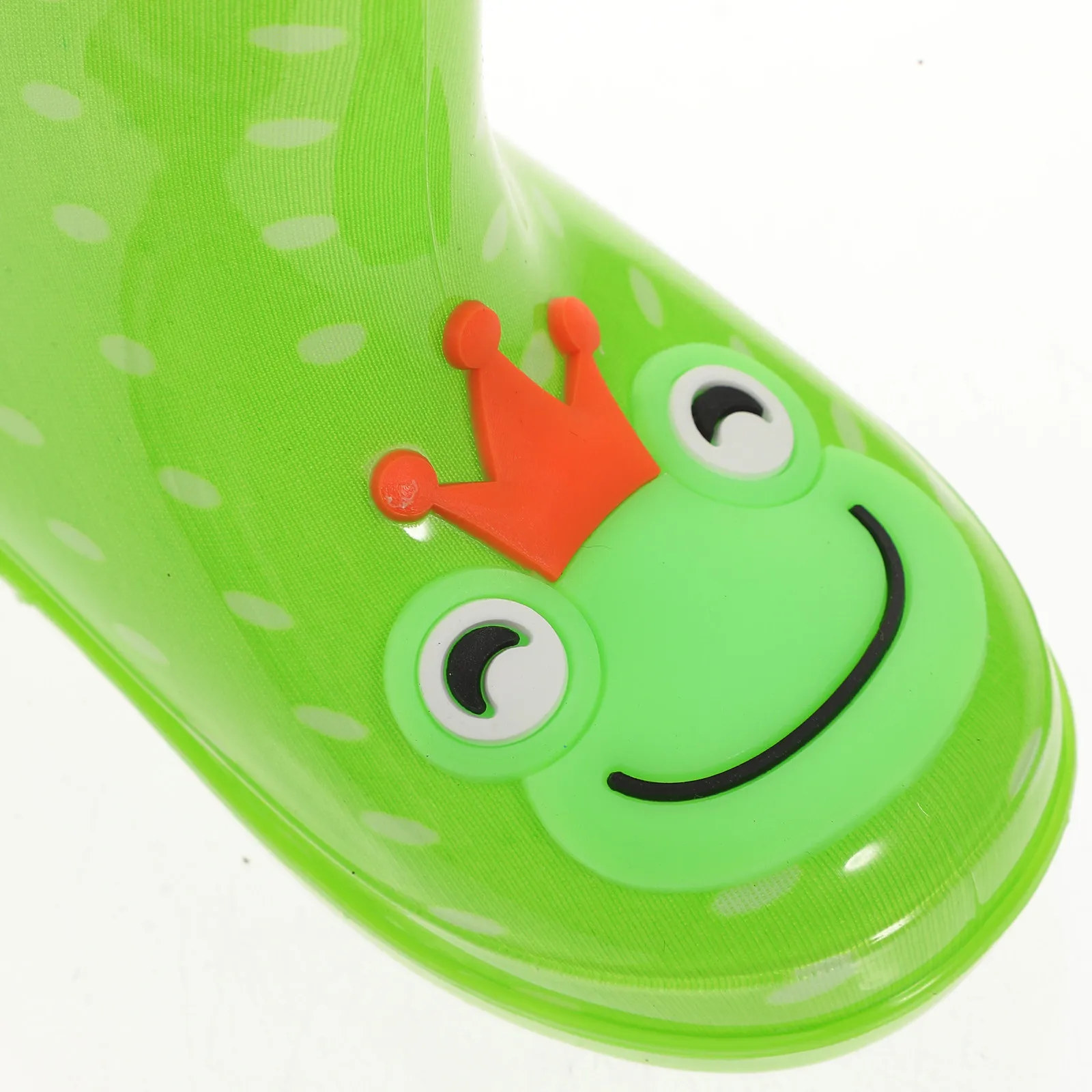 Cute Kids Rain Boots Waterproof Cartoon Style Anti-Slip for Children Thickened Sole Comfortable All-Season Wear 29 Green