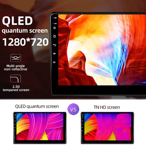 Imagen 2 del producto Reproductor de vídeo Multimedia para coche, Android 7, 9, 10 pulgadas, Universal, 2DIN, Radio estéreo, GPS, para Volkswagen, Nissan, Hyundai, Kia, Toyota, 2 Din