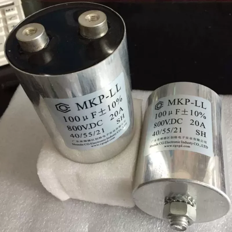 

Chuangge MKP-LL 100 мкФ 800 В 20 А сильноточный высокочастотный фильтрующий бесконечный конденсатор высокого напряжения