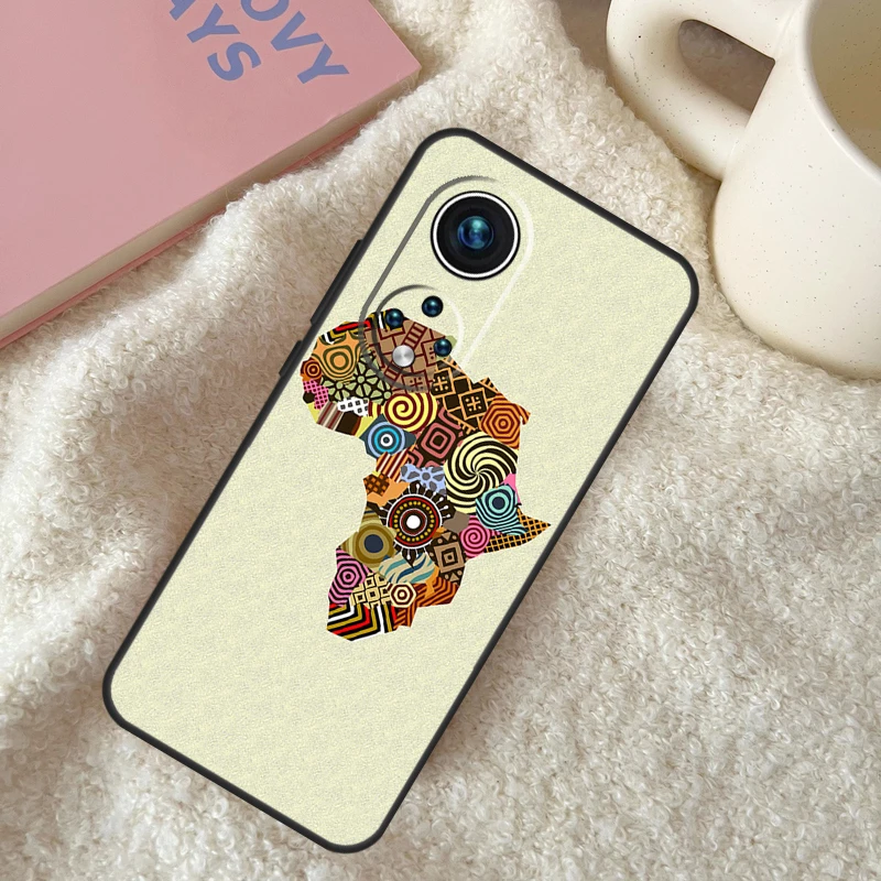 حافظة خريطة أفريقيا Geogra لهاتف Honor X9a X8a X8b X9b X9c X8 X9 50 70 90 Lite Honor 200 Pro Magic 7 5 6 Lite Coque #3