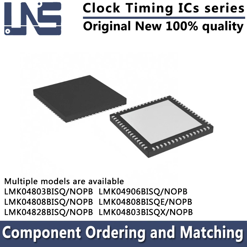 

LMK04803BISQ/NOPB LMK04808BISQ/NOPB LMK04828BISQ/NOPB LMK04906BISQ/NOPB LMK04803BISQX/NOPB LMK04808BISQE/NOPB Clock Timing ICs