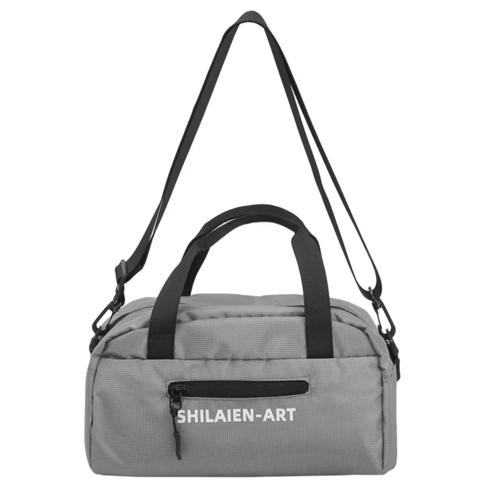 

Polyester Travel Crossbody Bag Solid Color High-capacity Single Shoulder Bag Multifunctional Handbag Messenger Bag Men Women