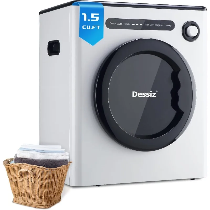 110V 970W Portable Clothes Dryer, 1 Small Spaces RVs and Apartments Quiet,  Load Mini Portable Dryer for Laundry Machines Drying