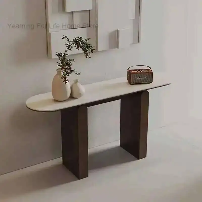 طاولة وحدة التحكم ذات التصميم الحديث للتجميل، شاشة ممتازة، طاولة وحدة التحكم في غرفة المعيشة، أثاث قاعة المدخل العصرية Wohnzimmer Tisch