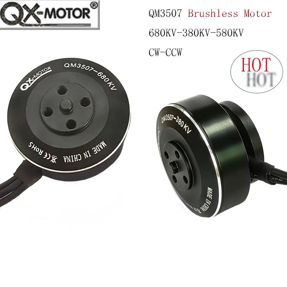 

QX-MOTOR QM3507 CW CCW Brushless Motor 380KV/580KV/680KV CW/CCW for RC Aircraft