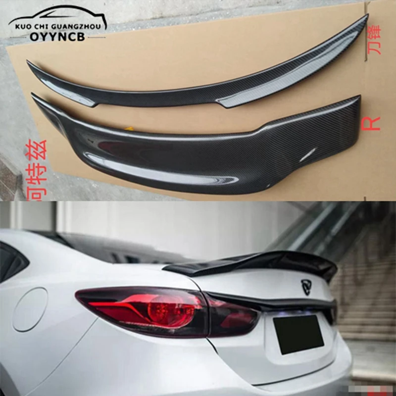 

2 style For mazda 6 2015-2018 Carbon fiber / FRP Rear Spoiler Trunk wing