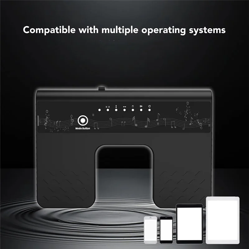 

A51Q-Bluetooth Foot-Operated Wireless Automatic Music Page Turner For Tablets Phones Guitars Pianos Saxophones Music Scores