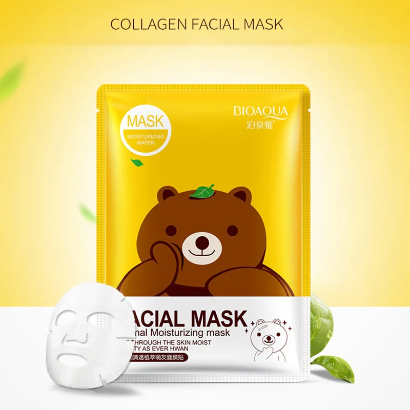 Masker wajah pemutih pelembap kulit, masker wajah menenangkan untuk hadiah keluarga teman tetangga