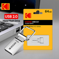 Kodak K112 USB 2.0 Flash Drive Mini Metal Pen 64GB 32GB Pendrive Waterproof USB2.0 Key Memory Stick for PC / Mac / Car