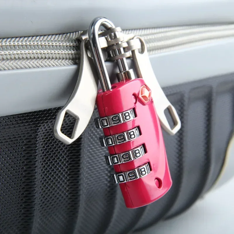 Ổ Khóa TSA Thông Minh Kết Hợp Móc Khóa Dành Cho Du Lịch Hành Lý Vali Chống Trộm Mã Khóa Móc Gài Phong Tục Khóa Mật Khẩu