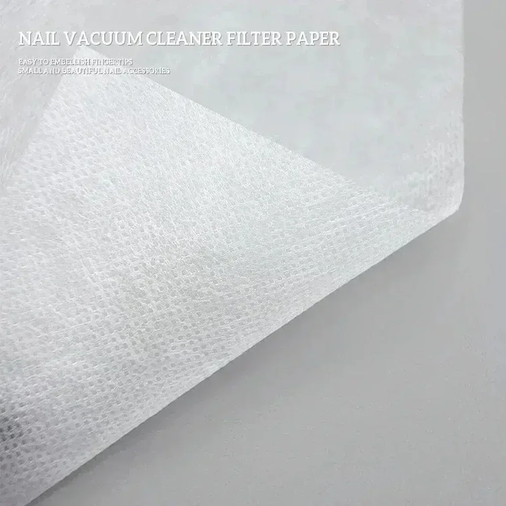 فلتر قماش غير منسوج للاستعمال مرة واحدة لمكنسة تزيين الأظافر ، قماش مرشح ، قطع غيار مكنسة كهربائية قطنية ، عبوة واحدة