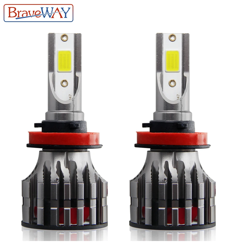 

BraveWAY LED headlight H1 H7 HB4/9006 H11 LED Car headlight Bulbs