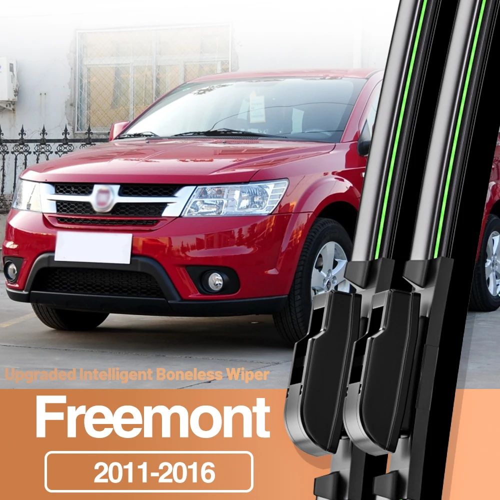 

2pcs For Fiat Freemont 2011-2016 Front Windshield Wiper Blades Windscreen Window Accessories 2012 2013 2014 2015