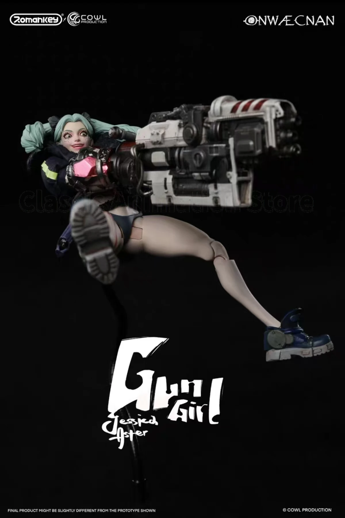 

【Original】Romankey X COWL The First Bullet in The Series Gun Girl Rebecca 1/12 Action Figure Model Toy