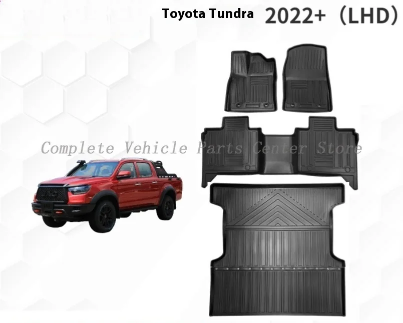 

High Quality TPE Floor Mats For 2022 Toyota Tundra Left Hand Drive Anti Slip Car Mats